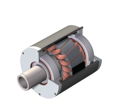 220V Double Bearing Inner Rotor DC Motor High Voltage Dynamo Generator 